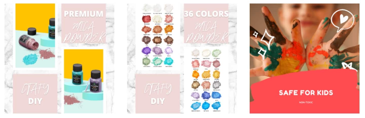 Smalltongue Mica Powder Colors Safe For Kids